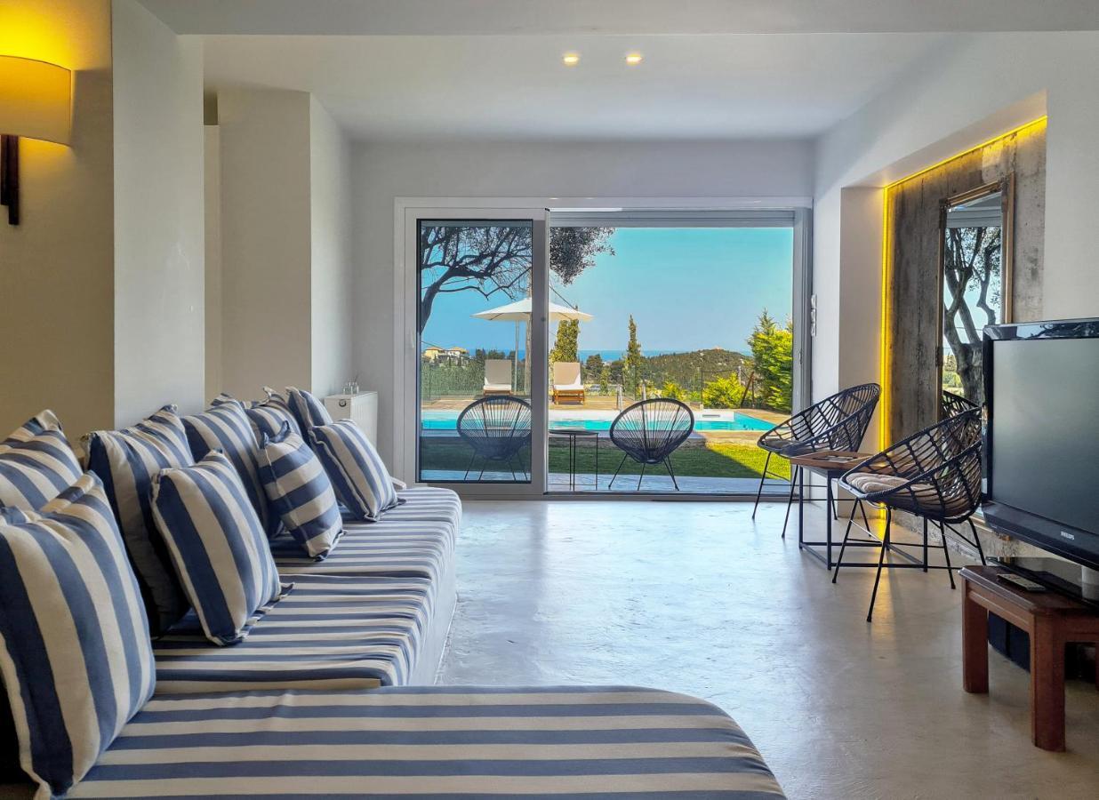 Áyios Nikítas Villa Casa Azul With Private Pool מראה חיצוני תמונה